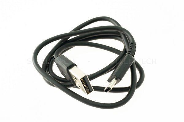 USB Typ-C Daten-Kabel EP-DR140ABE 80cm Schwarz Samsung Galaxy A40 (SM-A405F/DS)