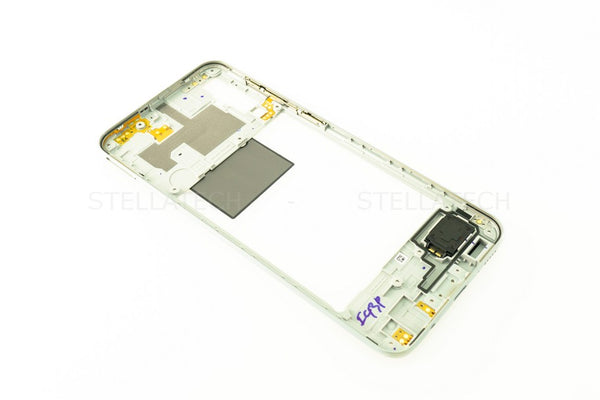 Mittel Cover / Mittel-Gehäuse Weiss Samsung Galaxy A50 (SM-A505F/DS)