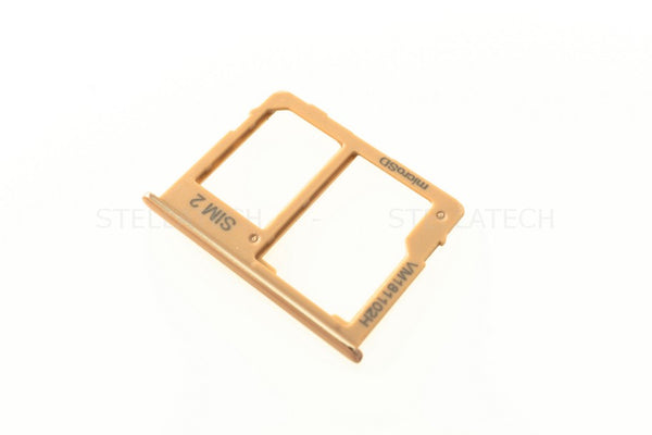 Simkarten / Speicherkarten-Halter Hybrid Dual-Sim Gold Samsung Galaxy J4+ (SM-J415F/DS)