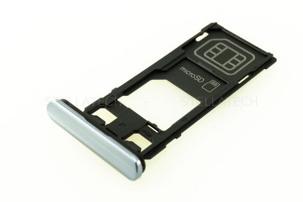Simkarten / Speicherkarten-Halter Grau Sony Xperia 1 (J8110)