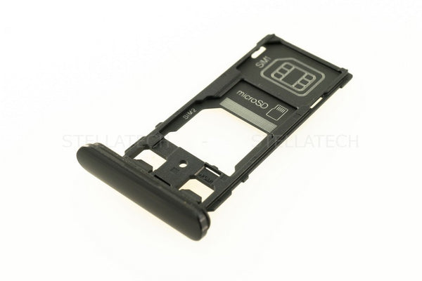 Simkarten / Speicherkarten-Halter Schwarz Sony Xperia 1 Dual (J9110)
