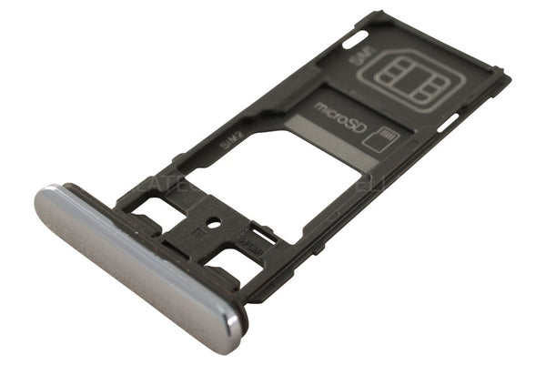 Simkarten / Speicherkarten-Halter Grau Sony Xperia 1 Dual (J9110)