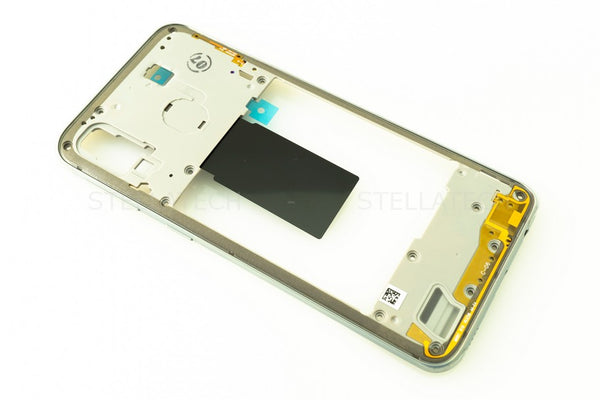 Mittel Cover / Mittel-Gehäuse Weiss Samsung Galaxy A40 (SM-A405F/DS)