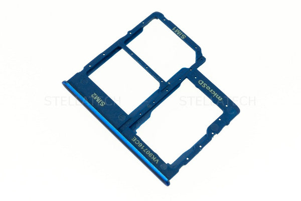 Simkarten / Speicherkarten-Halter Hybrid Blau Samsung Galaxy A40 (SM-A405F/DS)
