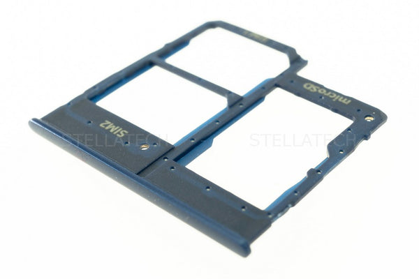 Simkarten / Speicherkarten-Halter Hybrid Blau Samsung Galaxy A20e (SM-A202F/DS)