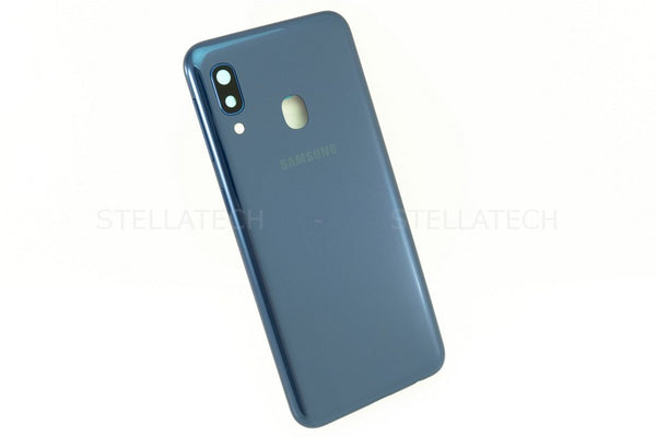 Backcover + Kamera Glas Blau Samsung Galaxy A20e (SM-A202F/DS)