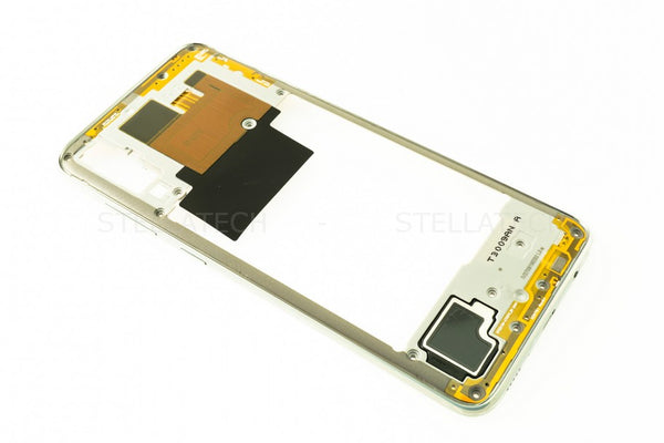 Mittel Cover / Mittel-Gehäuse Weiss Samsung Galaxy A70 (SM-A705F/DS)