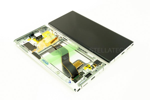 Display LCD Touchscreen + Rahmen Weiss Samsung Galaxy Note 10+ (SM-N975F)