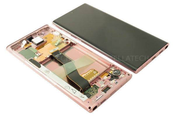 Display LCD Touchscreen + Rahmen Pink Samsung Galaxy Note 10 (SM-N970F)