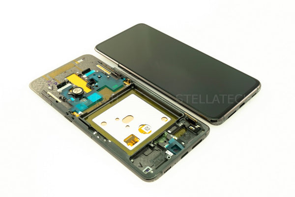 Display LCD Touchscreen + Rahmen Schwarz Samsung Galaxy A80 (SM-A805F/DS)