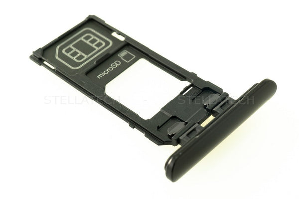 Simkarten / Speicherkarten-Halter Schwarz Sony Xperia 5 (J8210)