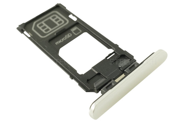 Simkarten / Speicherkarten-Halter Grau Sony Xperia 5 (J8210)