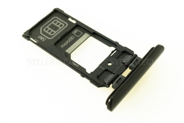 Simkarten / Speicherkarten-Halter Schwarz Sony Xperia 5 Dual (J9210)
