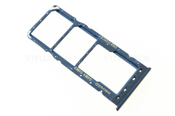 Simkarten / Speicherkarten-Halter Hybrid Blau Samsung Galaxy A10 (SM-A105F/DS)
