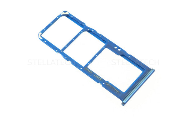 Simkarten / Speicherkarten-Halter Hybrid Blau Samsung Galaxy A70 (SM-A705F/DS)