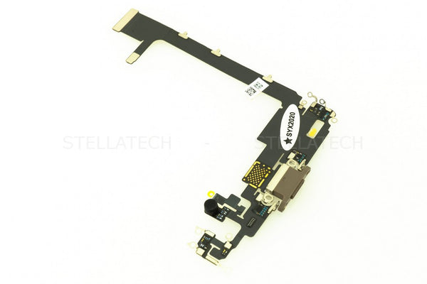 Lightning / Dock Connector Flex-Kabel f. Gold Apple iPhone 11 Pro Max