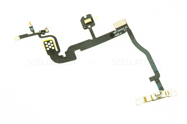 Apple iPhone 11 Pro Max - Power Key Flex-Cable + Microfone + Flash Black