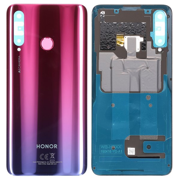 Backcover + Fingerabdruck Sensor Rot Huawei Honor 20 Lite (HRY-LX1T)