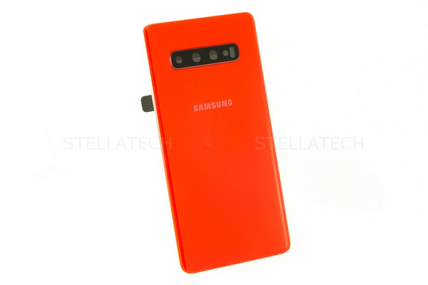 Backcover + Kamera Glas Rot Samsung Galaxy S10 Plus (SM-G975F)