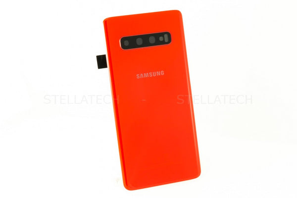 Backcover + Kamera Glas Rot Samsung Galaxy S10 (SM-G973F)