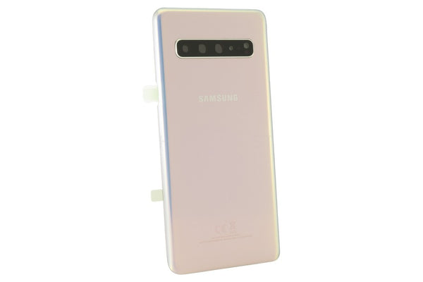 Backcover + Kamera Glas Crown Silber Samsung Galaxy S10 5G (SM-G977B)