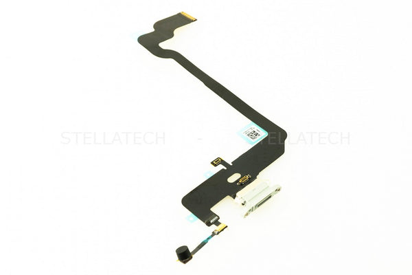 Lightning / Dock Connector Flex-Kabel + Micro Weiss Apple iPhone XS