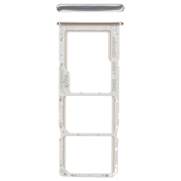 Simkarten / Speicherkarten-Halter Silber Samsung Galaxy A71 (SM-A715F/DS)