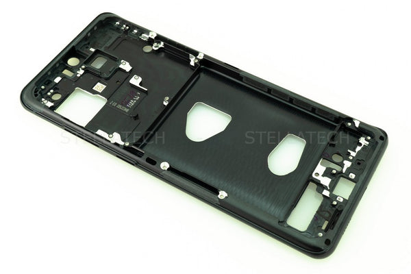 Cover Abdeckung Case Metal Front Schwarz Samsung Galaxy S20 Ultra (SM-G988B)