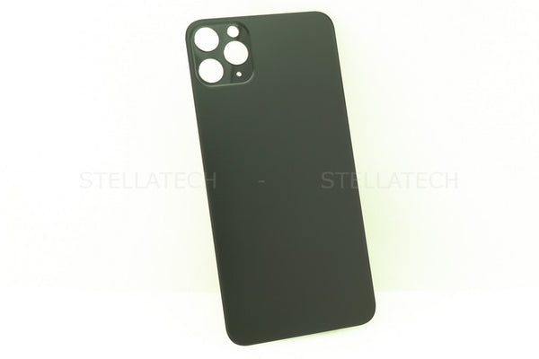 Apple iPhone 11 Pro Max - Back Cover Glass without Logo Big Hole Black