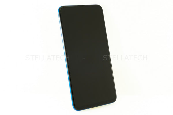 Display LCD Touchscreen + Rahmen/mit Akku Blau Huawei P smart Z (STK-L21A)