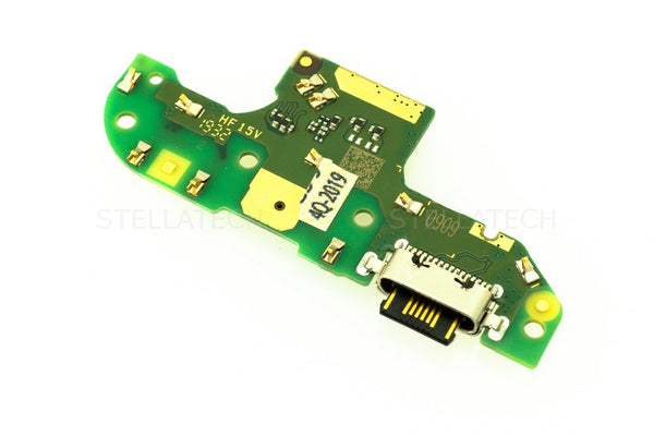 Flex Board / Platine USB Typ-C Connector + Mikrofon Motorola Moto One Macro (XT2016)