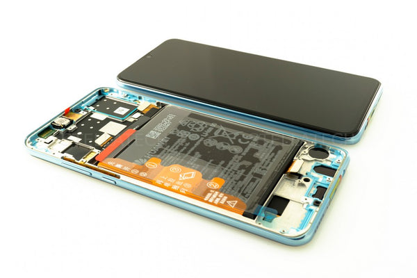 Display LCD Touchscreen + Rahmen/mit Akku Breathing Crystal Huawei P30 Lite New Edition (MAR-LX1B)