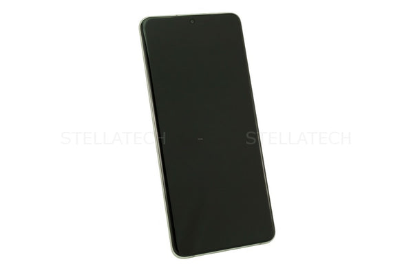 Display LCD Touchscreen + Rahmen (incl. Cam) Cloud Weiss Samsung Galaxy S20 Ultra 5G (SM-G988BZ)