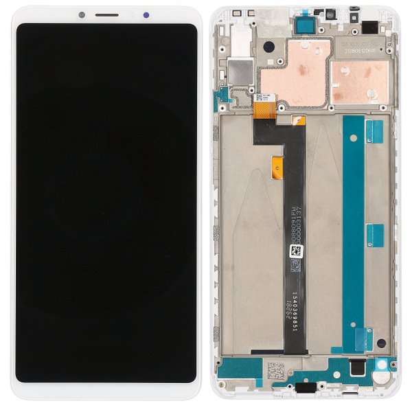 Display LCD Touchscreen + Rahmen Weiss Xiaomi Mi Max 3 (M1804E4A)