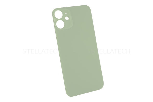 Akkudeckel / Rückseite aus Glas ohne Logo Big Hole Grün Apple iPhone 12 Mini