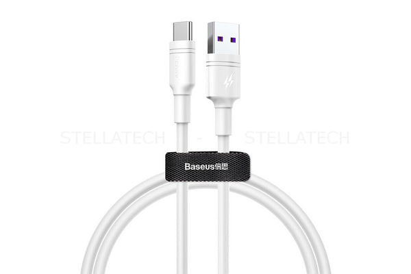 Baseus Universal Daten-Kabel USB-C ,1m Weiss 5A