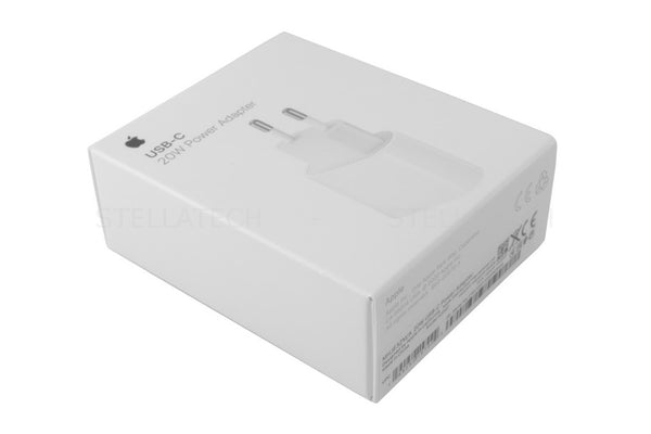 USB Schnell-Ladegerät 20W MHJE3ZM/A Weiss Apple iPhone 12 Mini