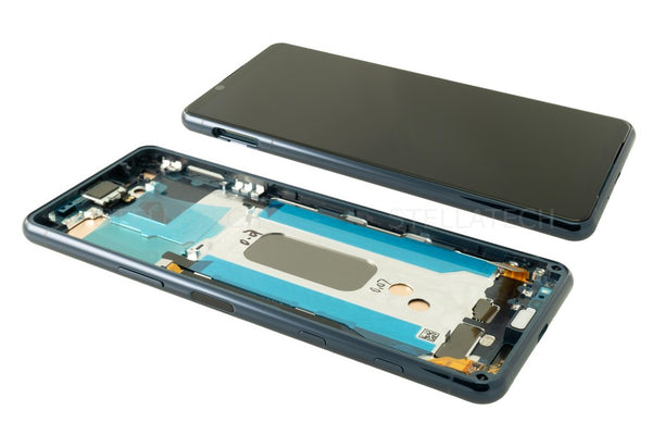 Display LCD Touchscreen + Rahmen OLED Blau Sony Xperia 5 II Dual (XQ-AS52)