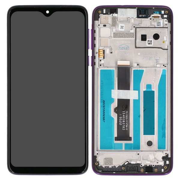 Display LCD Touchscreen + Rahmen Ultra Violett Motorola Moto One Macro (XT2016)