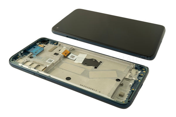 Display LCD Touchscreen + Rahmen Capri Blau Motorola Moto G8 Power (XT2041)