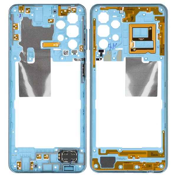 Mittel Cover / Mittel-Gehäuse Awesome Blau Samsung Galaxy A32 5G (SM-A326B)