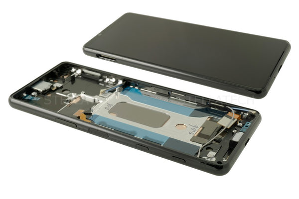 Display LCD Touchscreen + Rahmen OLED Schwarz Sony Xperia 5 III Dual (XQ-BQ52)