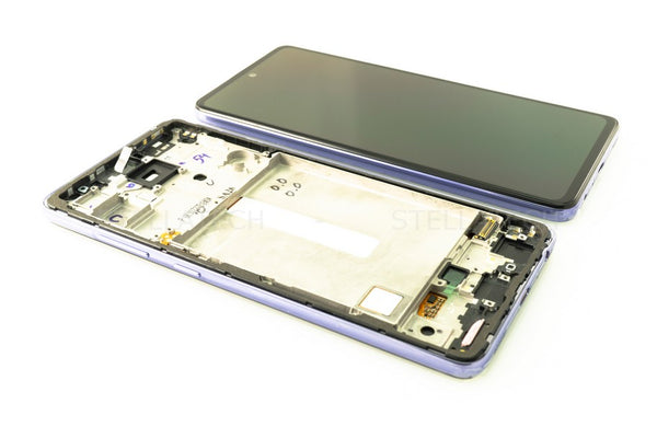 Display LCD Touchscreen + Rahmen/ohne Akku Awesome  Violett Samsung Galaxy A52 5G (SM-A526B/DS)
