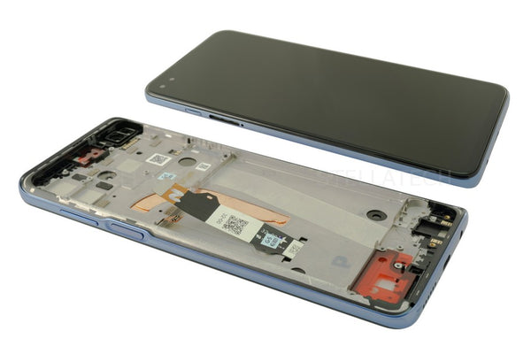 Motorola Moto G100 (XT2125) - Display LCD Touchscreen + Frame Iridescent Ocean Blue