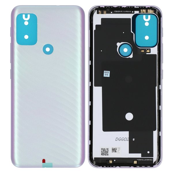 Akkudeckel / Batterie Cover Motorola Moto G10 (XT2127) Sakura Pearl Silber/Weiß