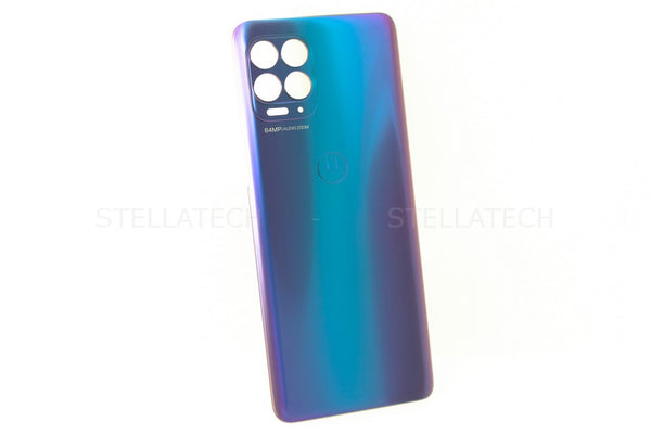 Motorola Moto G100 (XT2125) - Battery Cover f. Iridescent Ocean Blue