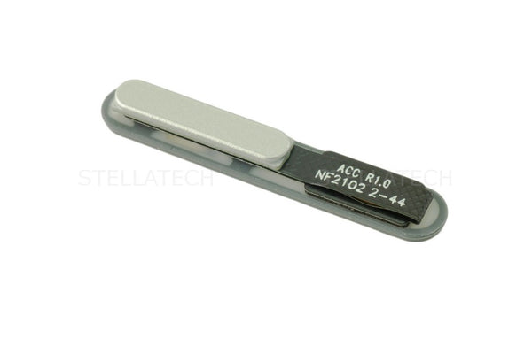 Fingerabdruck Sensor Flex Komplett Silber Sony Xperia 10 III Dual (XQ-BT52)