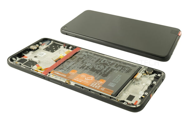 Huawei P40 Lite 5G (CDY-NX9A) - Display LCD Touchscreen + Frame/Battery Black