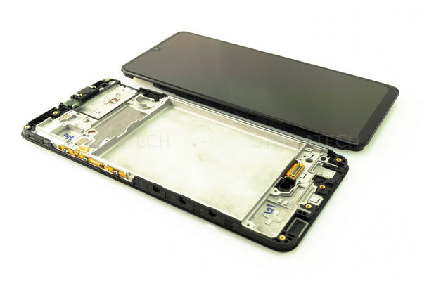 Display LCD Touchscreen + Rahmen/ohne Akku Schwarz Samsung Galaxy A32 4G (SM-A325F/DS)