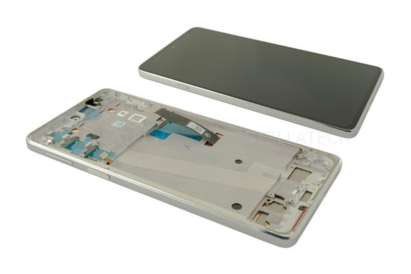 Motorola Edge 20 (XT2143) - Display LCD Touchscreen + Frame f. Emerald Green / White